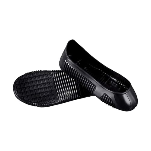 Surchaussure anti-glisse caoutchouc noir