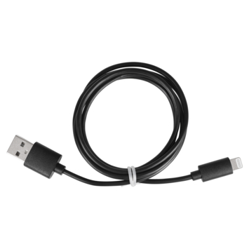 Q-link Laadsnoer Iphone Usb-A Kabel 1M Zwart