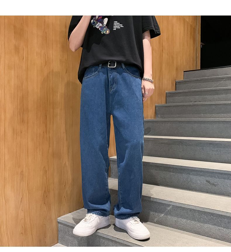 Filmas - High-Waist Washed Straight-Cut Jeans