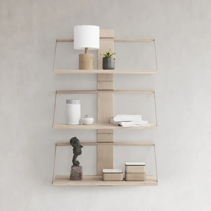 Andersen Furniture - Wood Wall Hängeregal, 30 x 18 x H 24 cm, Eiche