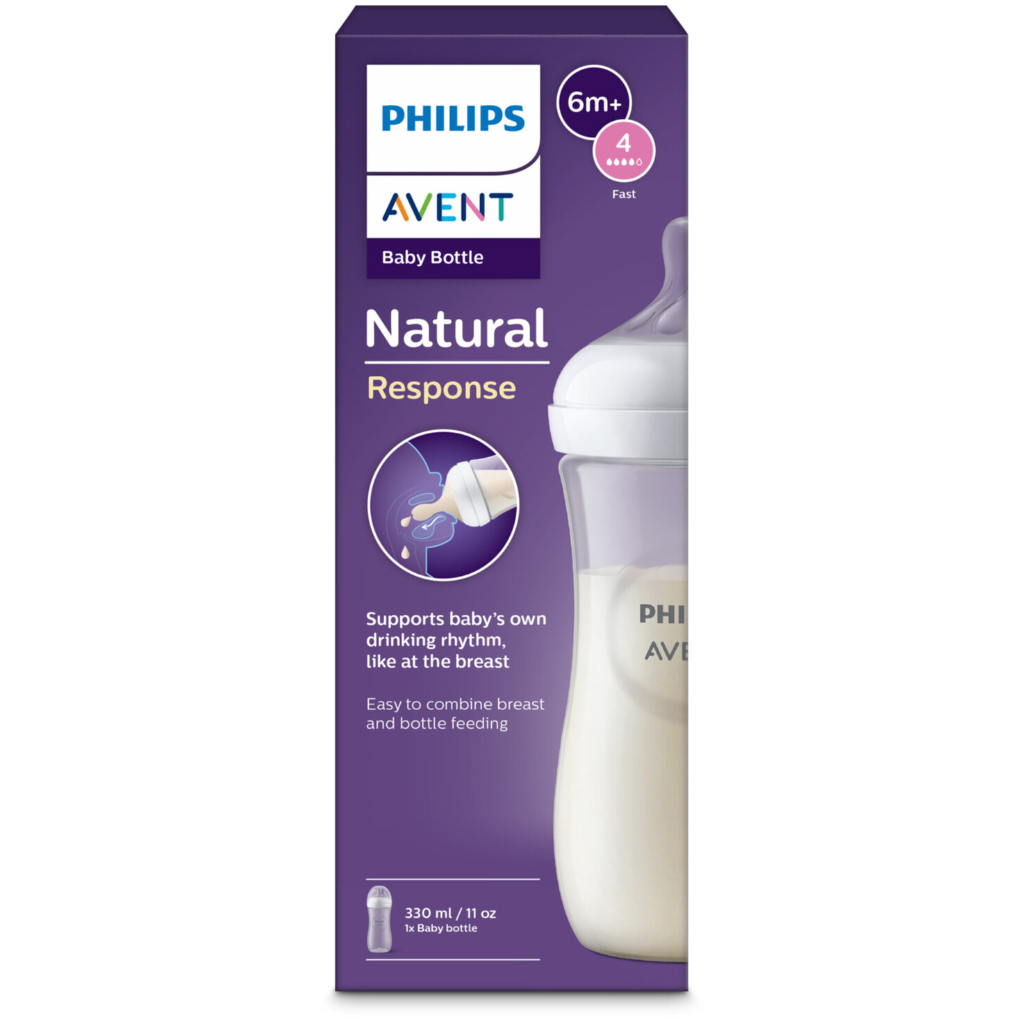 Philips Avent Natural Response 330ml 3m+
