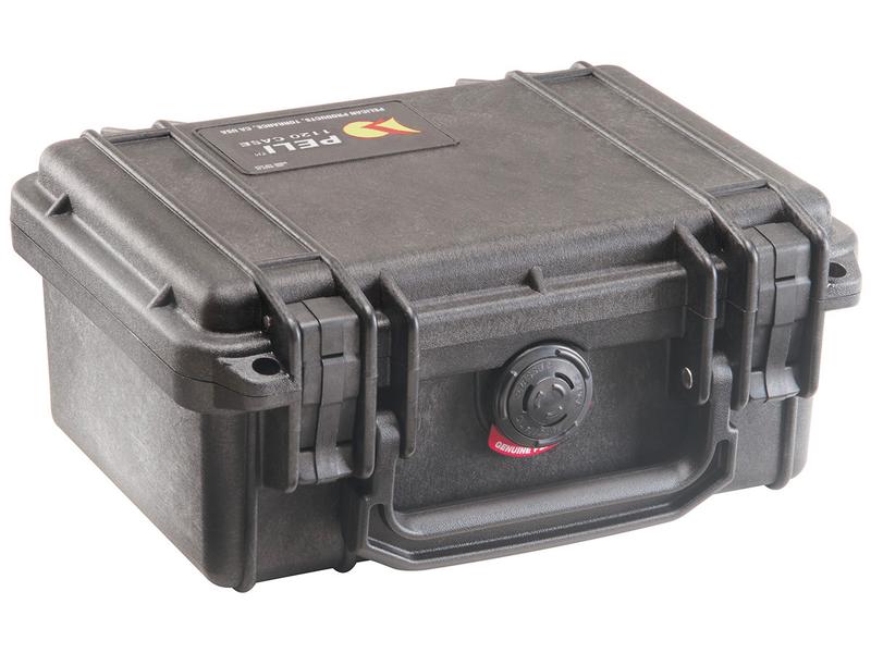 Peli Schutzkoffer 1120 ohne Schaumstoffeinlage, Schwarz Protector Case 1120 für empfindliche Ausrüstung, 2.02 l Volumen