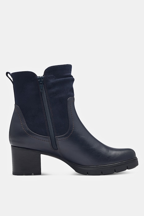 Stiefeletten, Jana Softline, vegan, Veloursoptik, Weite G