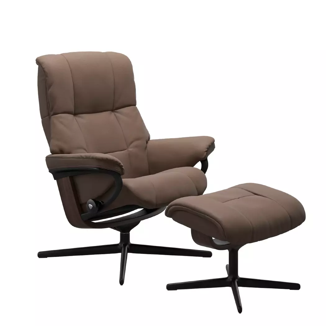 Sessel mit Hocker Mayfair Cross