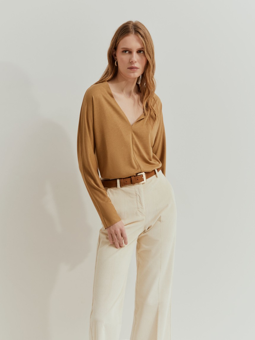 Camisola com liocel e algodão