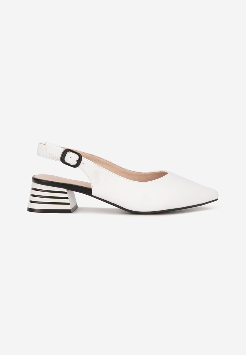 Chaussures slingback blancs Ranina