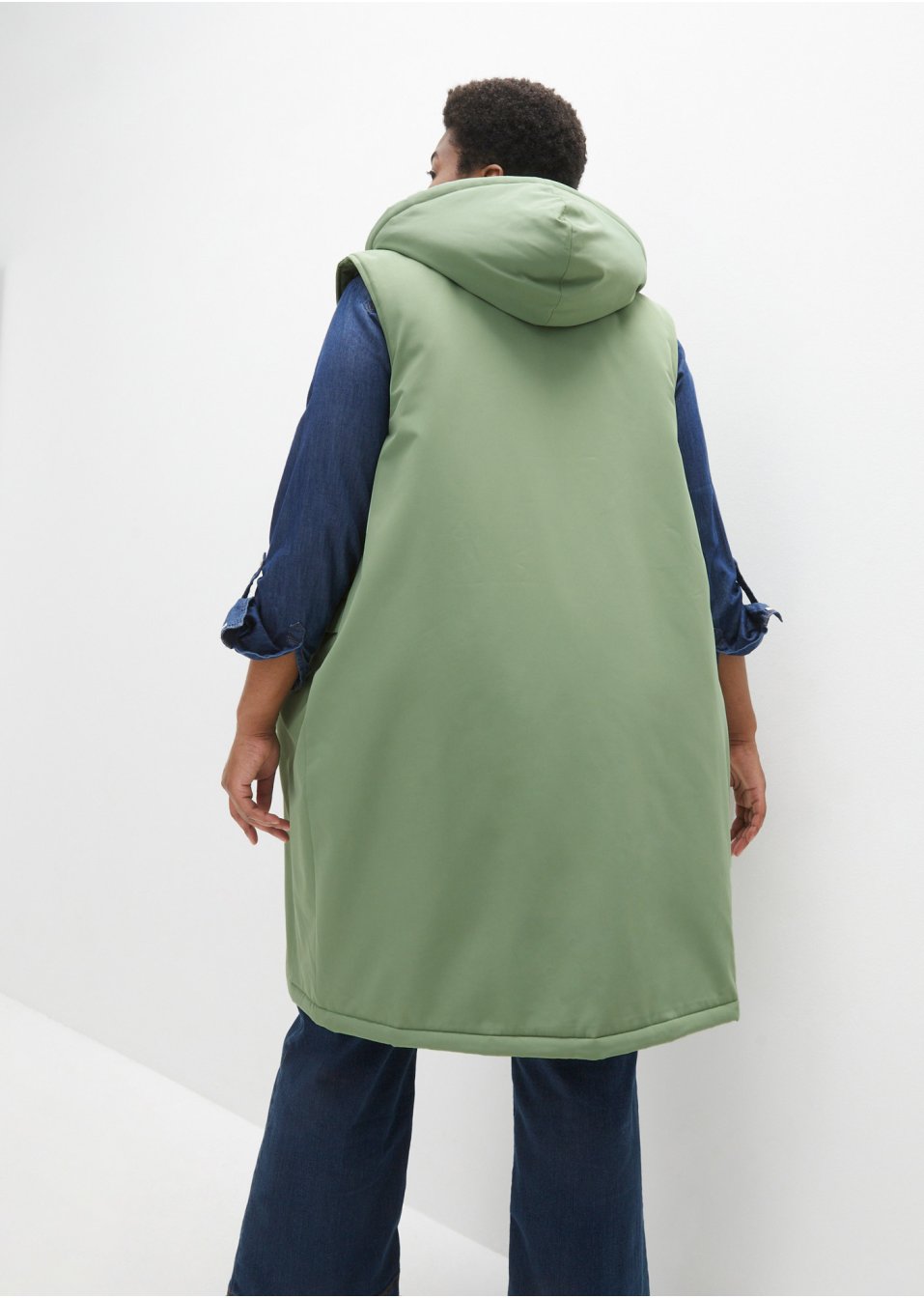 Veste sans manches, doublée