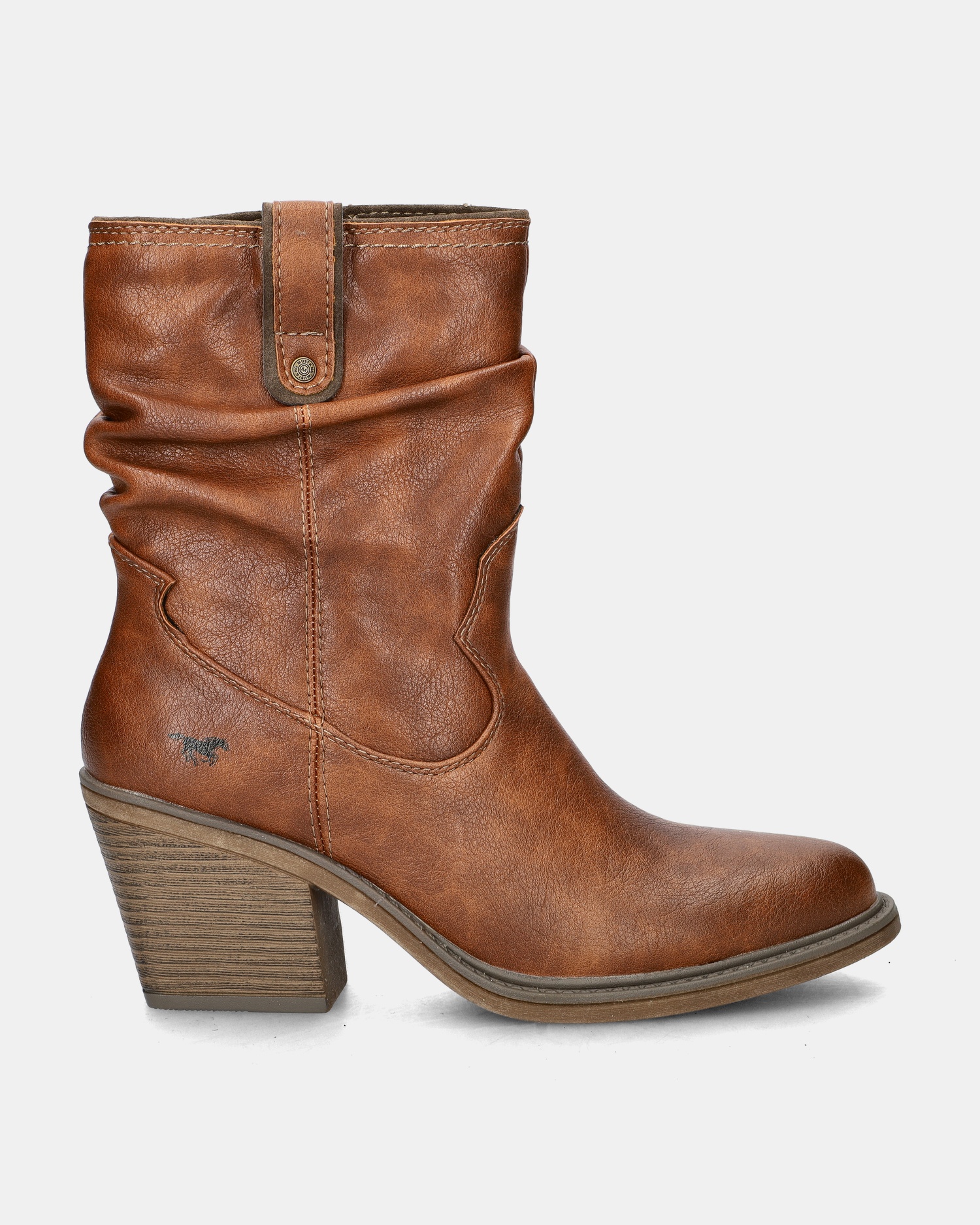 Mustang Rits- & gesloten boots  - cognac