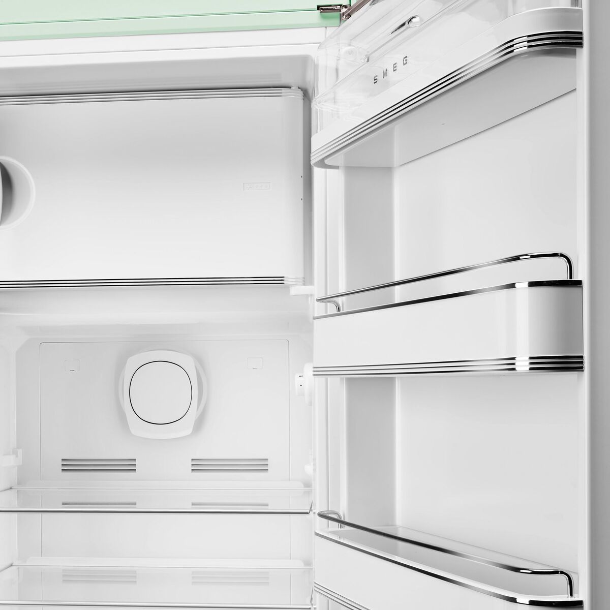 Smeg FAB28RPG6 Kjøleskap Med Fryser 153cm Høyrehengt Pastellgrønn
