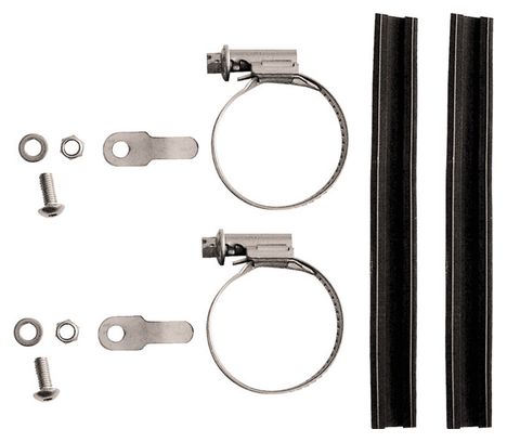 Kit de Fixation pour Porte-Bagages Avant Tubus LM-BF pour Fourches sans Œillets