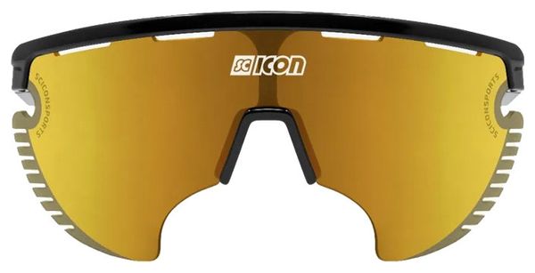 Lunettes SCICON Aerowing Lamon Noir / Multimirror Bronze