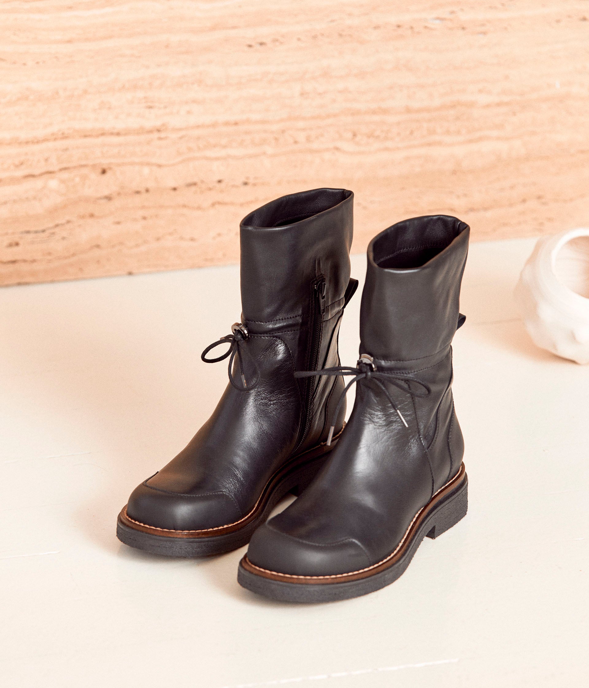 Boots noirs Aliénor