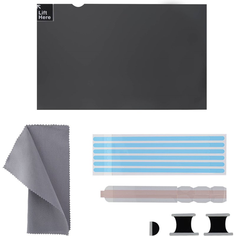 StarTech.com Filtre de Confidentialité Lumineux 16:10 de 15,6 pouces avec Fonction Tactile, Rabattable, Transmission Lumineuse de 75 %, Filtre de Confidentialité Antireflet, Angle de Vision de +/- 30 Degrés