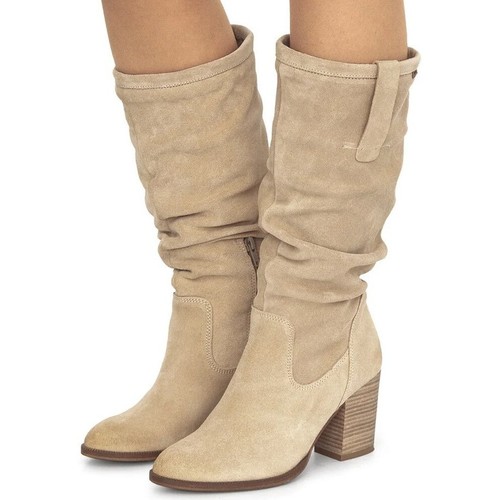 MTNG - Botas DE TACÃN MUSTANG 52304 Mujer MARRON Marrón