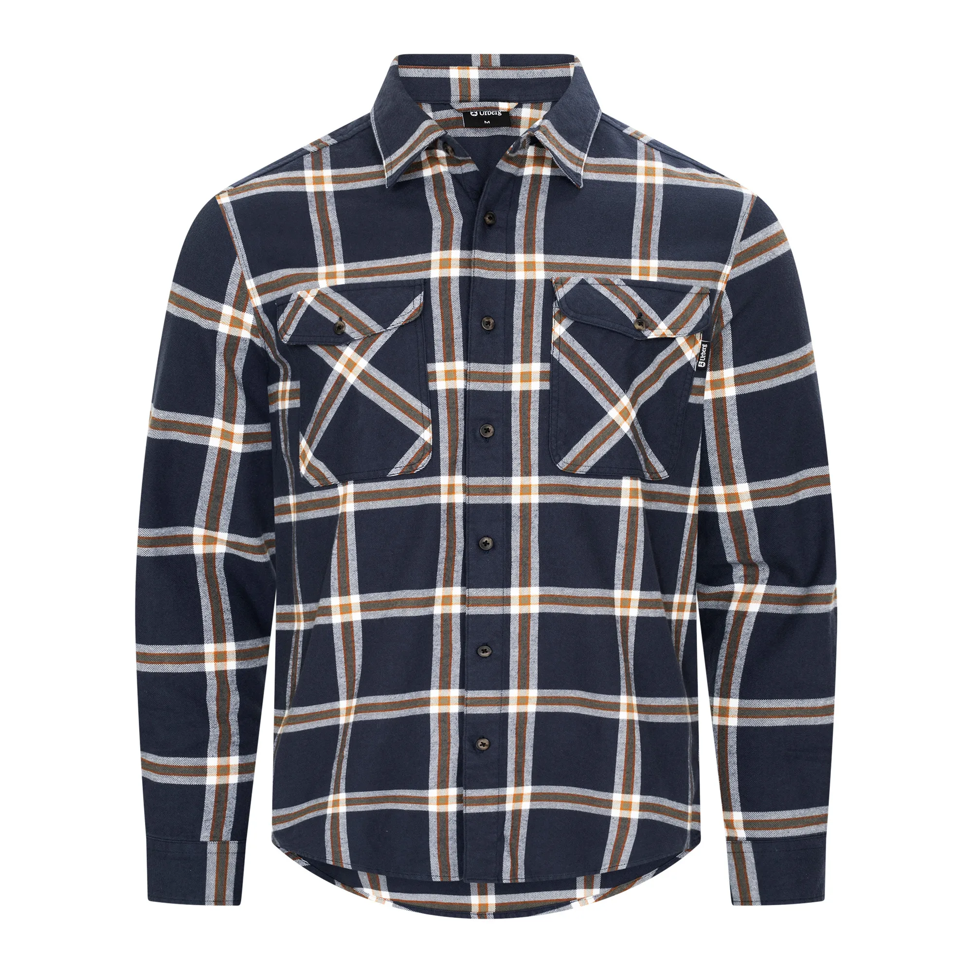 Urberg Two Pocket Flanell Shirt Men Blue Nights/deep Lichen Green