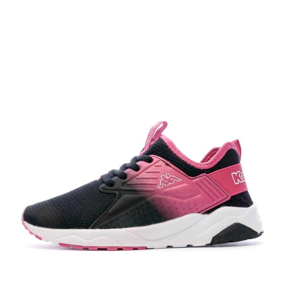 Kappa Baskets Noir/Rose Fille Kappa San Puerto