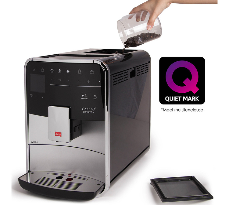 Melitta Barista T Smart Connectée Argent/Noir F830-101 Coloris:Argent