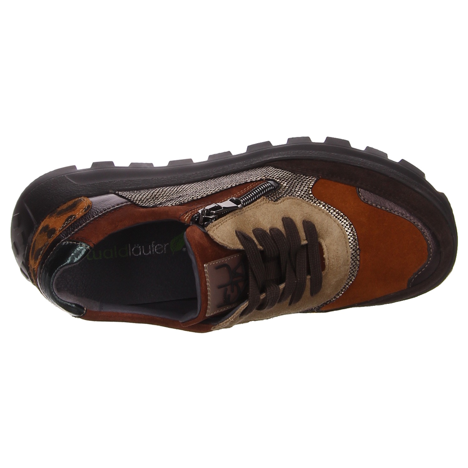 Waldläufer Sneaker braun braun