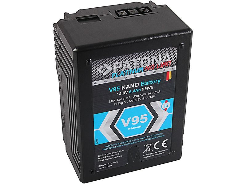 Patona Platinum NANO Akku für Sony DSR 600P Platinum NANO Batteriesatz für Sony