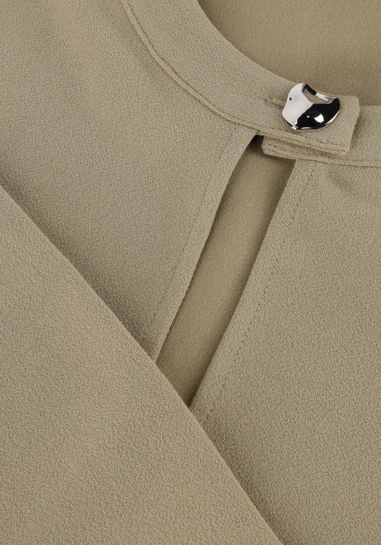 groene dante6 top thorn drawstring cord top