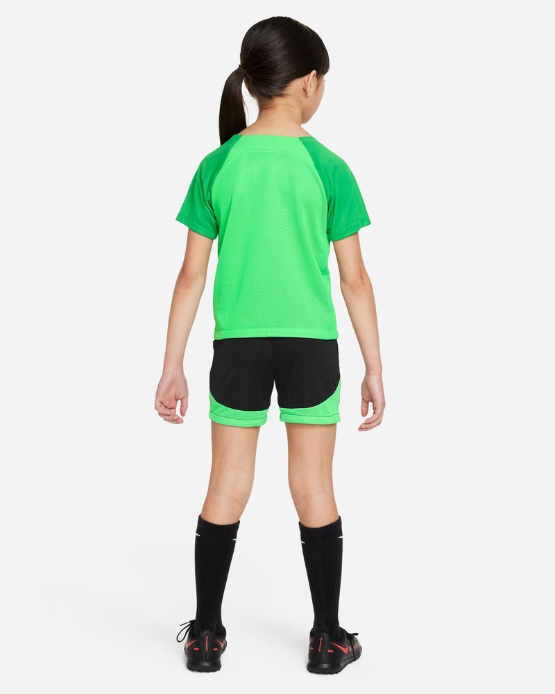 Ensemble maillot et short Nike Academy Pro Vert pour enfant