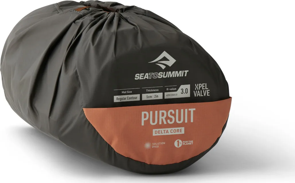 Sea To Summit Sleep Mat Self Inflated Pursuit Regular Contour Bombay Brown