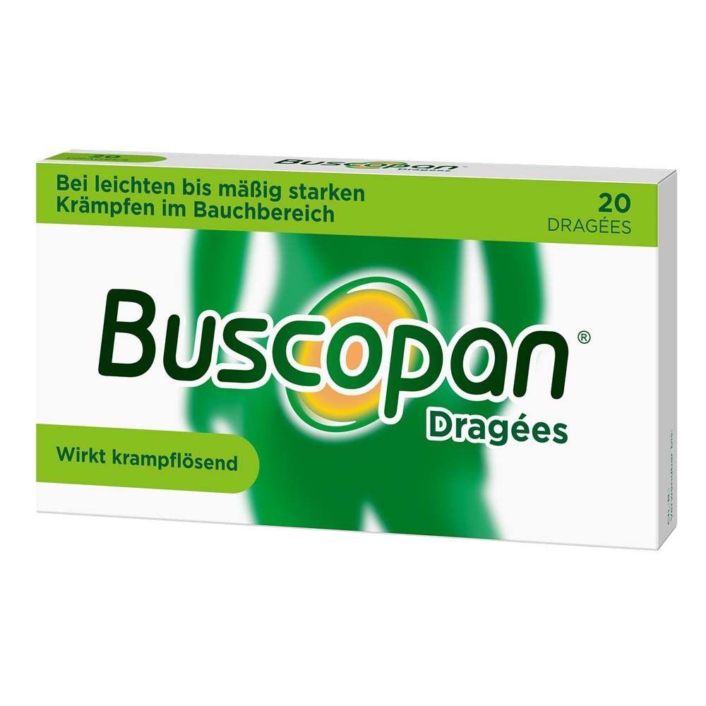 Buscopan Dragees bei Bauchschmerzen und Bauchkrämpfen
