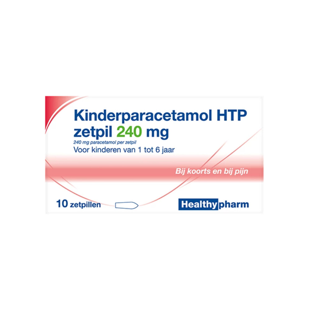 Healthypharm Paracetamol Kinderen 240 mg10 stuks
