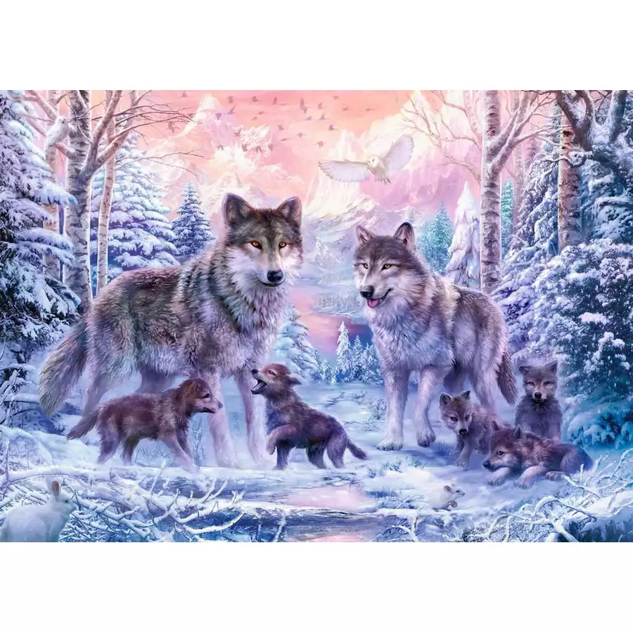 Ravensburger Arktische Wölfe bunt