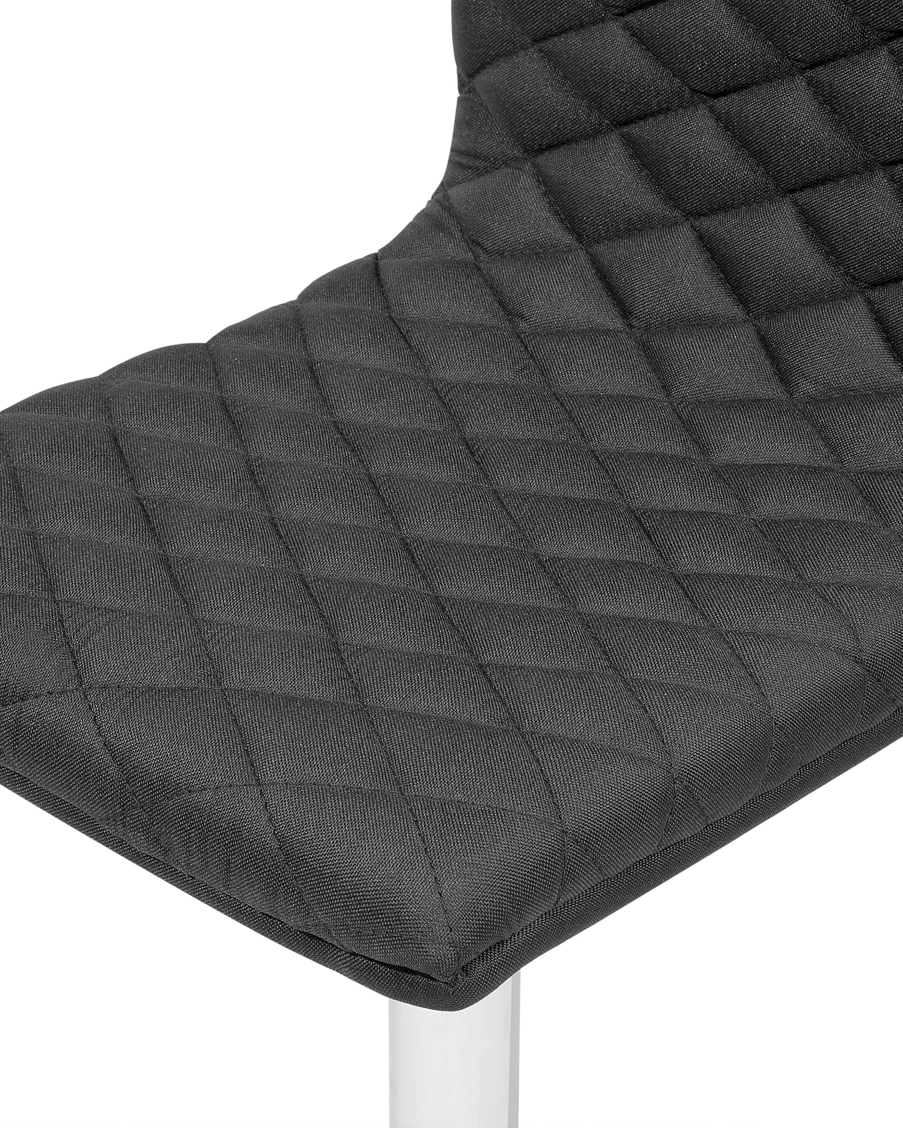 Set van 2 barstoelen ORLANDO draaibaar Zwart