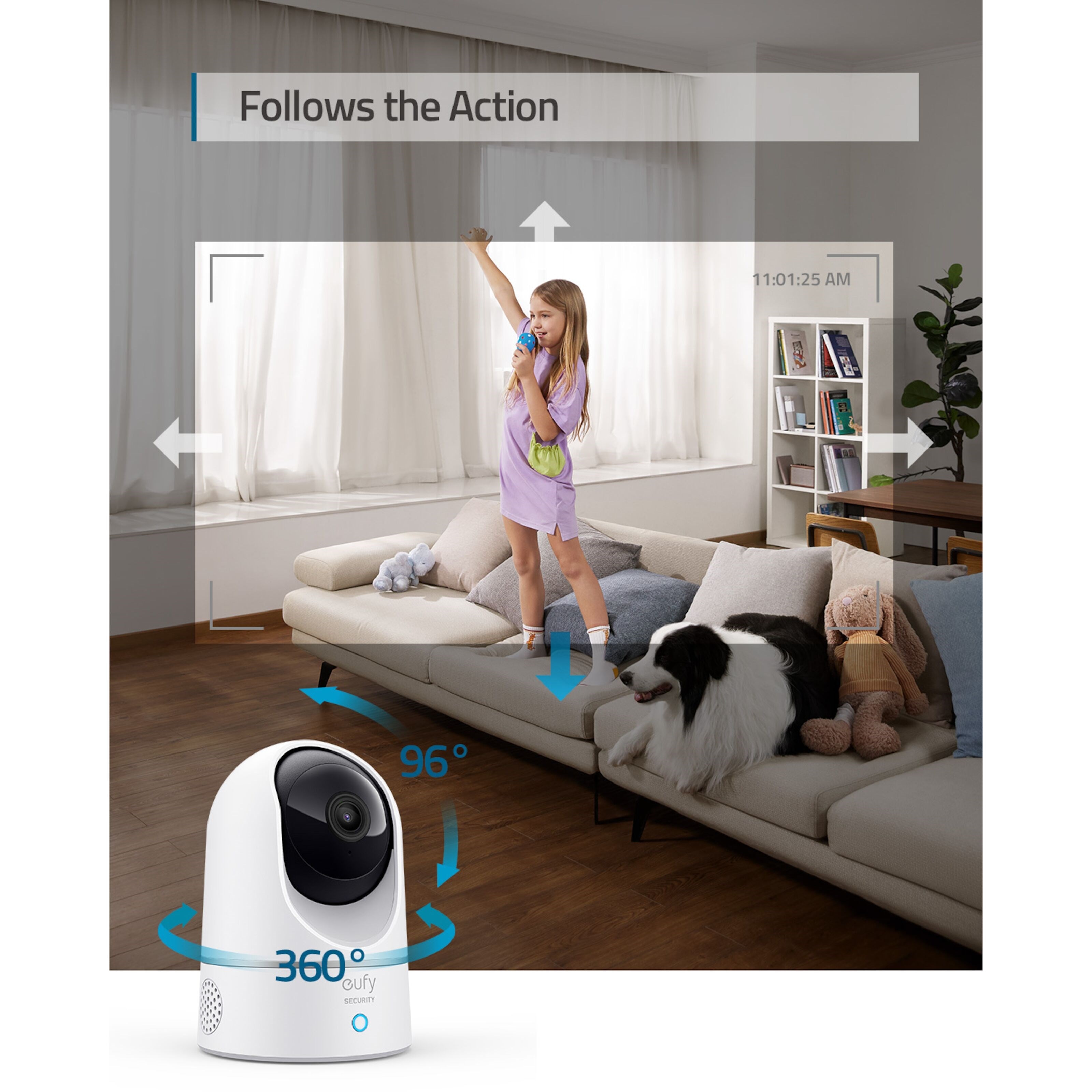 Eufy Indoor Cam 2K Pan & Tilt