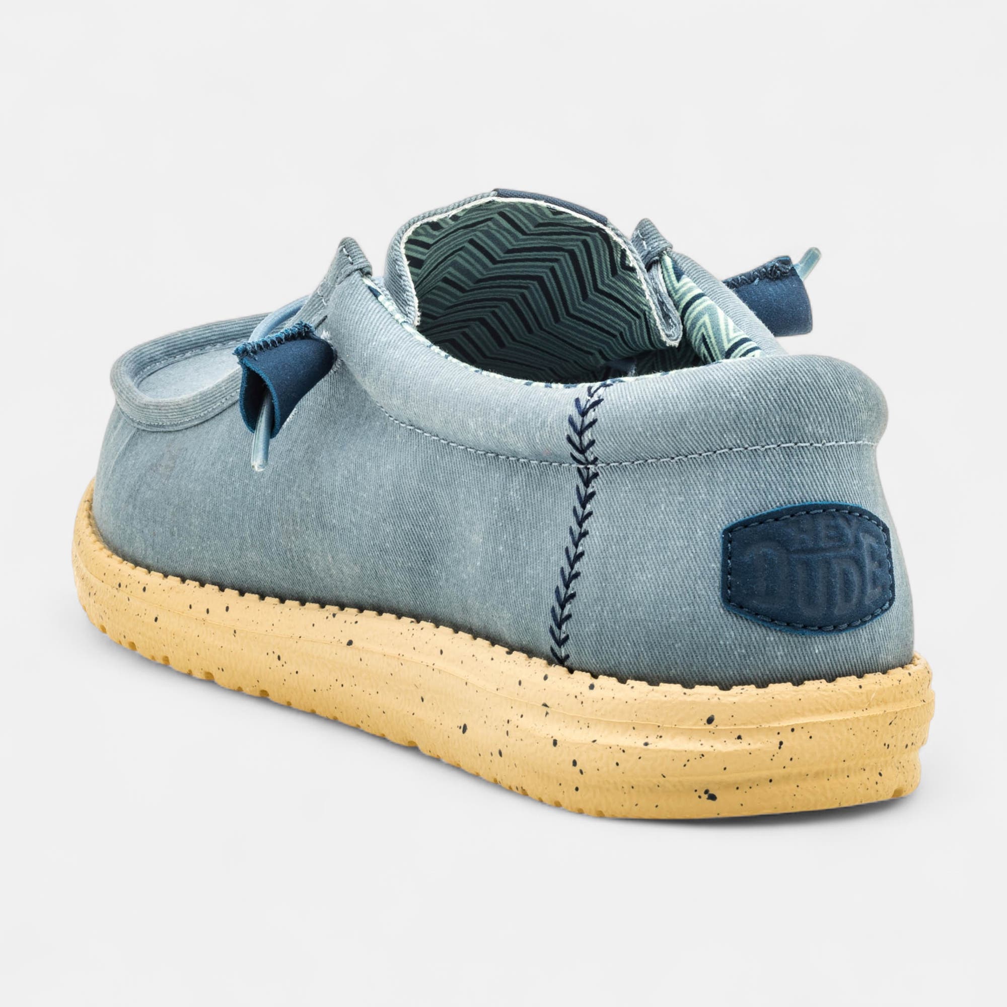 Baskets en toile Homme bleu ciel