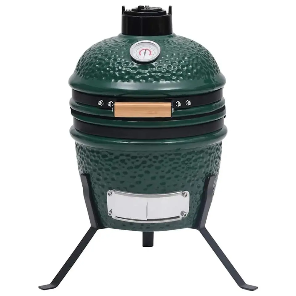 vidaXL - Rokersbarbecue - Groen - Keramiek