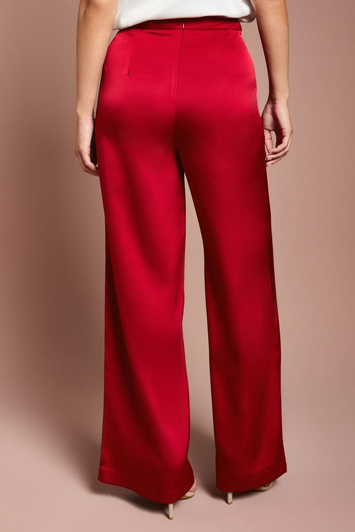 Coast Pantalon Évasé en Satin