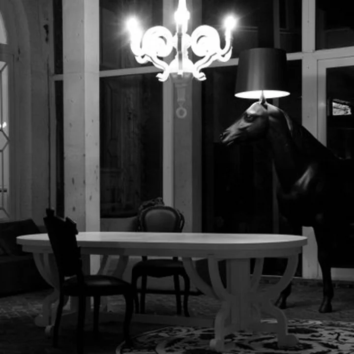Moooi - Horse Lamp, schwarz