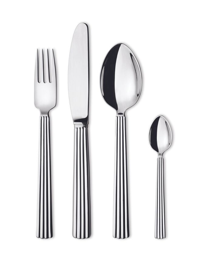 Georg Jensen Bernadotte bestiksæt 4 dele Sølv
