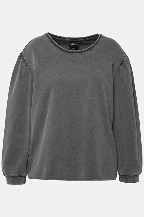 Sweatshirt, Oversized, Rundhals, Langarm