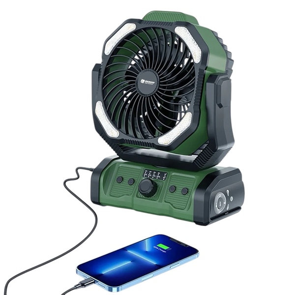 Ventilateur Holdcarp Rechargeable DoubleMotor Fan (avec Télécommande)