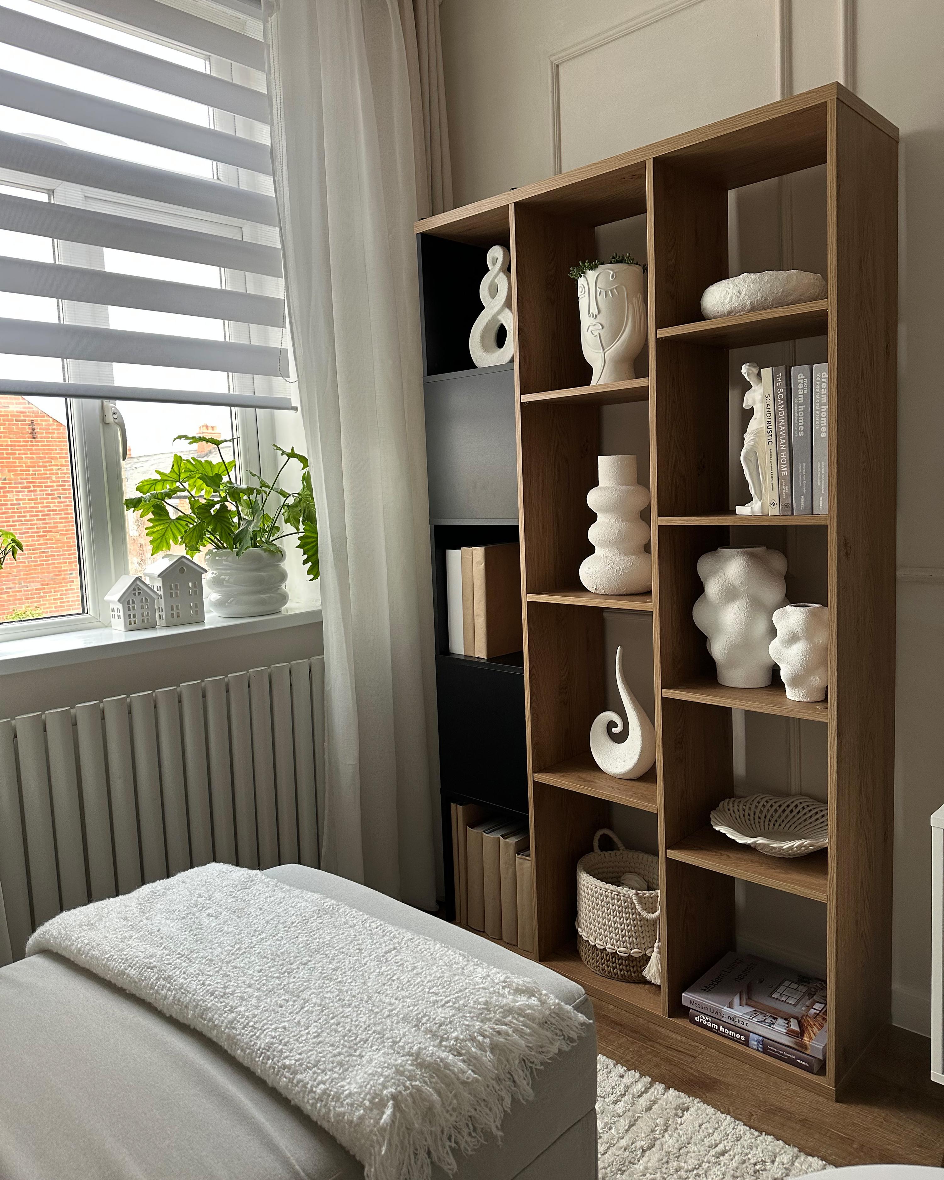 Boekenkast BANGOR 175 cm Bruin/zwart