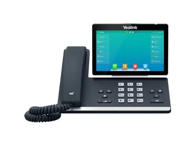 Yealink SIP-T57W - VoIP-telefon - med Bluetooth interface med opkalds-ID - IEEE 802.11a/b/g/n/ac (Wi-Fi) / Bluetooth 4.2 - 3-vejs opkaldskapacitet - SIP, SIP v2, SRTP - klassisk grå