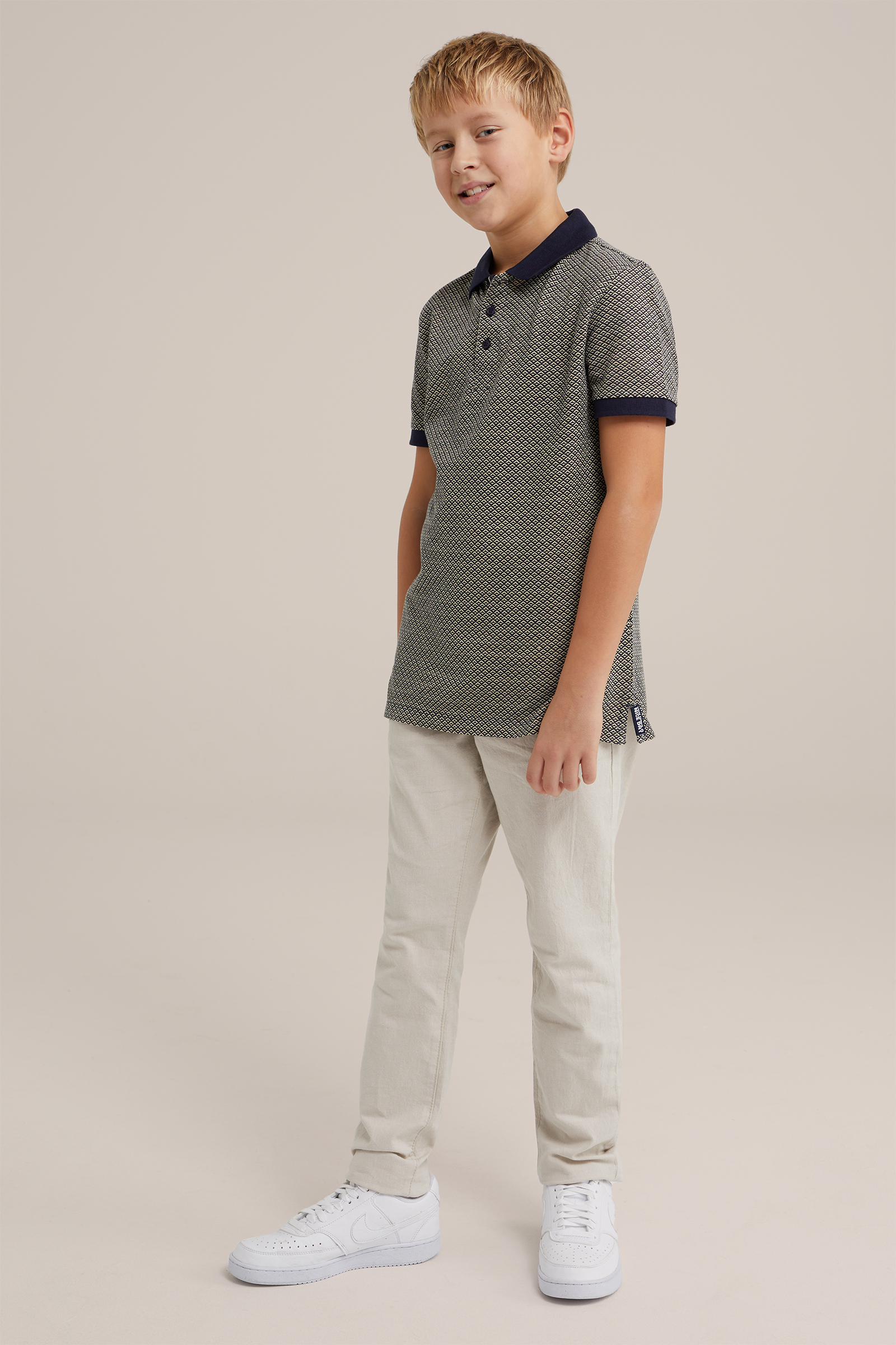 Jongens regular fit chino WE Fashion Beige
