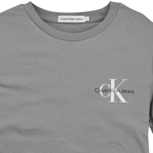 Calvin Klein Jeans - CHEST MONOGRAM TOP - Gris