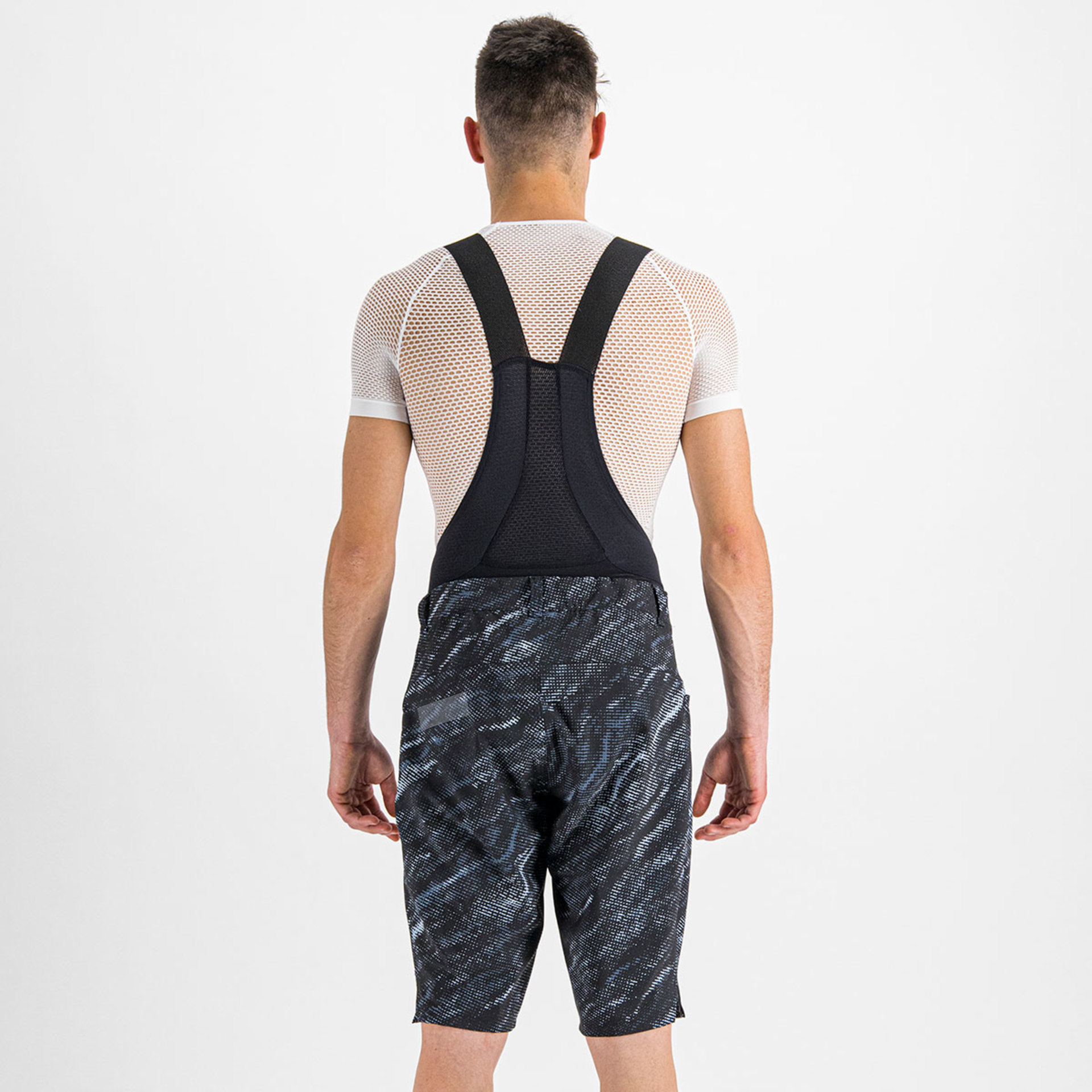 Sportful Cliff Giara Overshort Fietsbroek Kort Zwart/Multi Heren