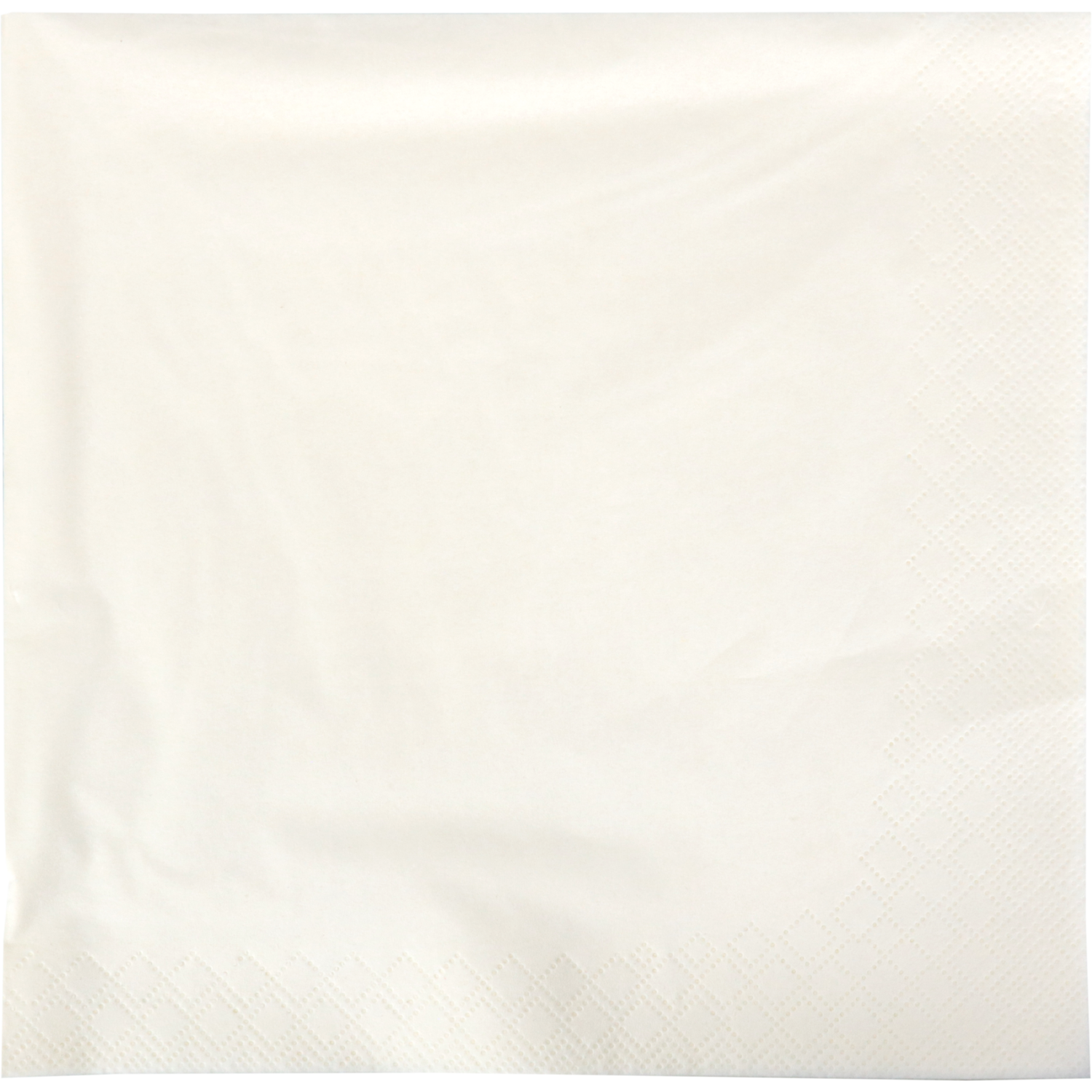 Servet, 1/4 vouw, 3-laags, 40x40cm, cellulose, crème