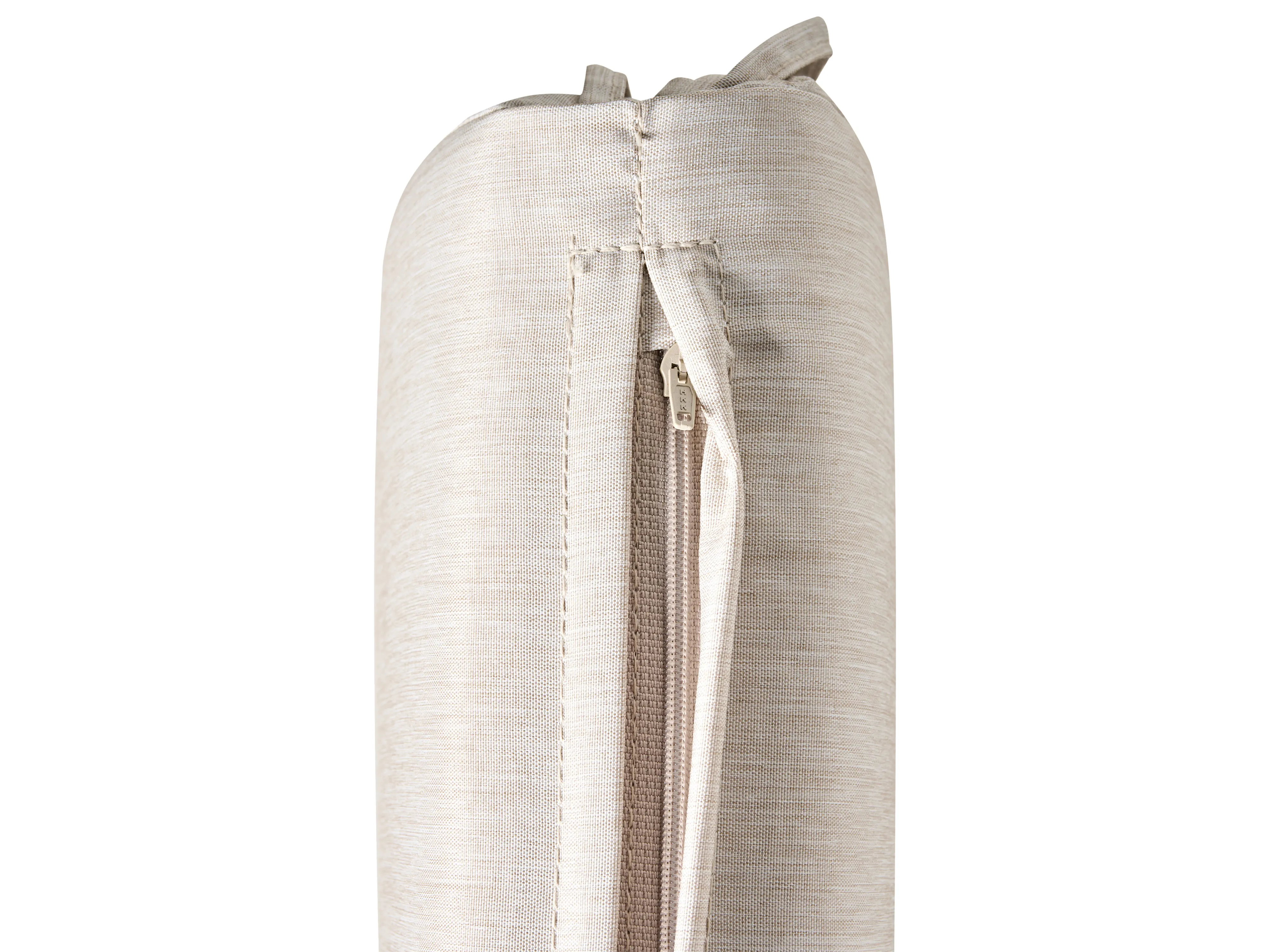 Set van 2 rug/zitkussens JAVA/AMANTEA PREMIUM 50 x 70 cm Lichtbeige