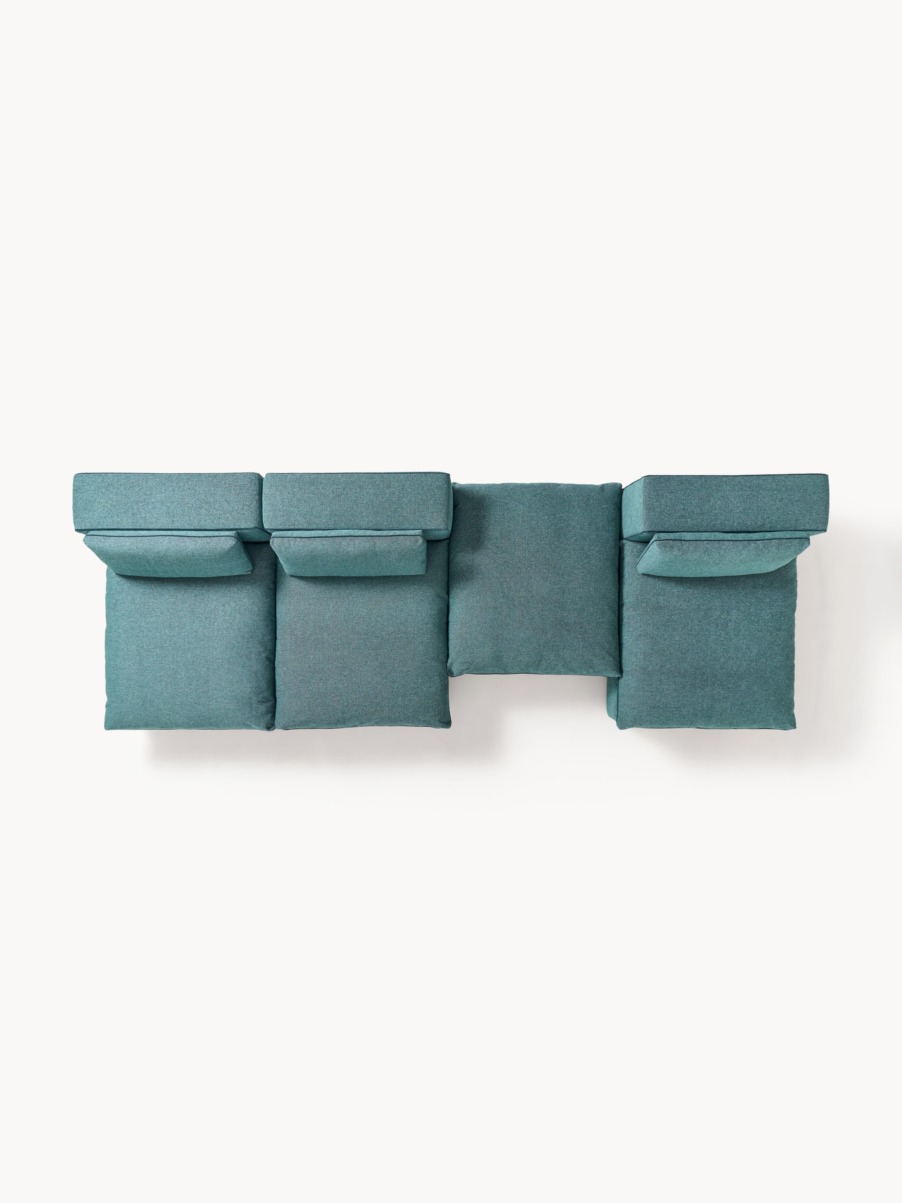 Modulaire XL bank Felix met poef (links/rechts)