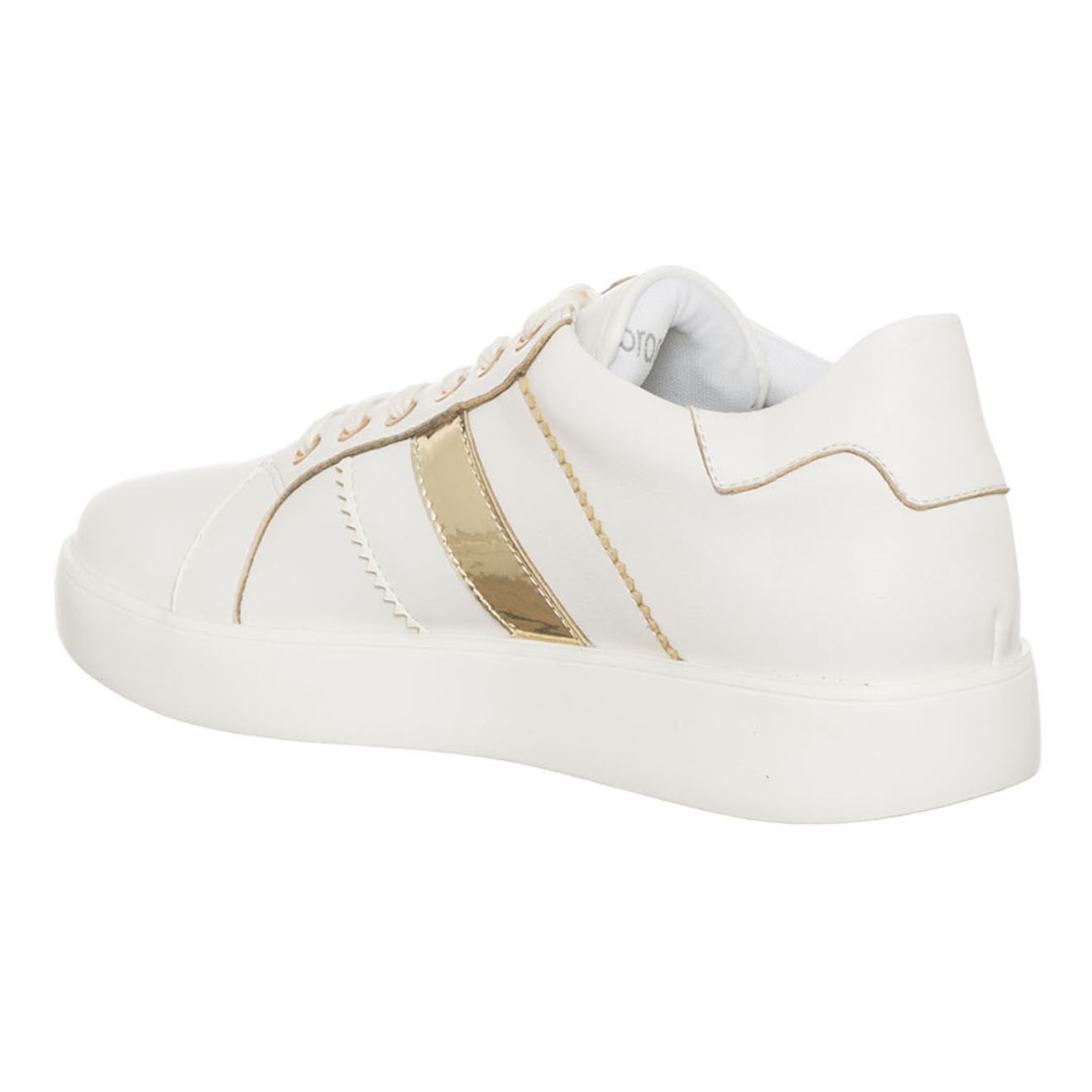 Tua By Braccialini Sneakers en Cuir Cali blanc/doré