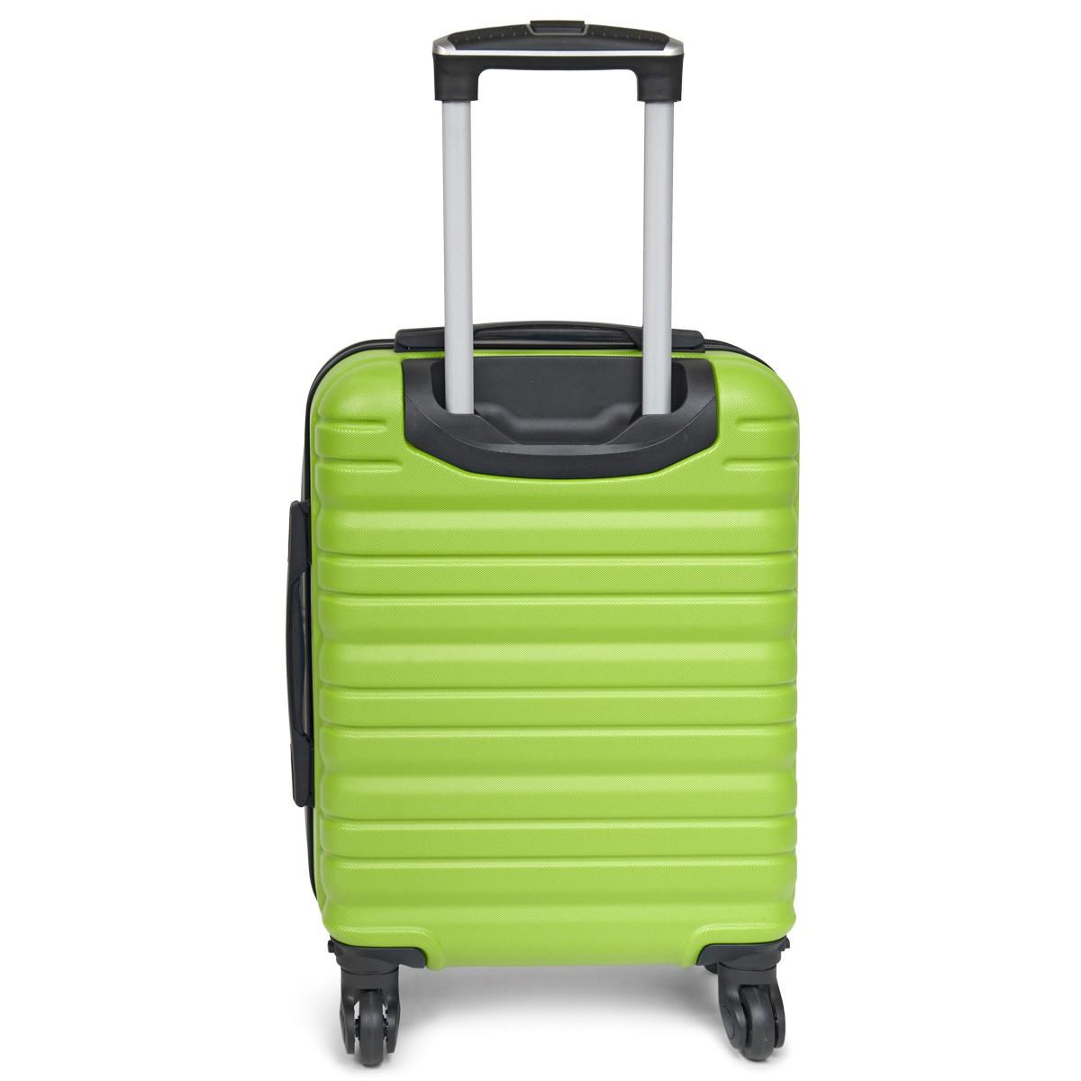 VALISE CABINE KINSTON VERTE 50X36X20CM