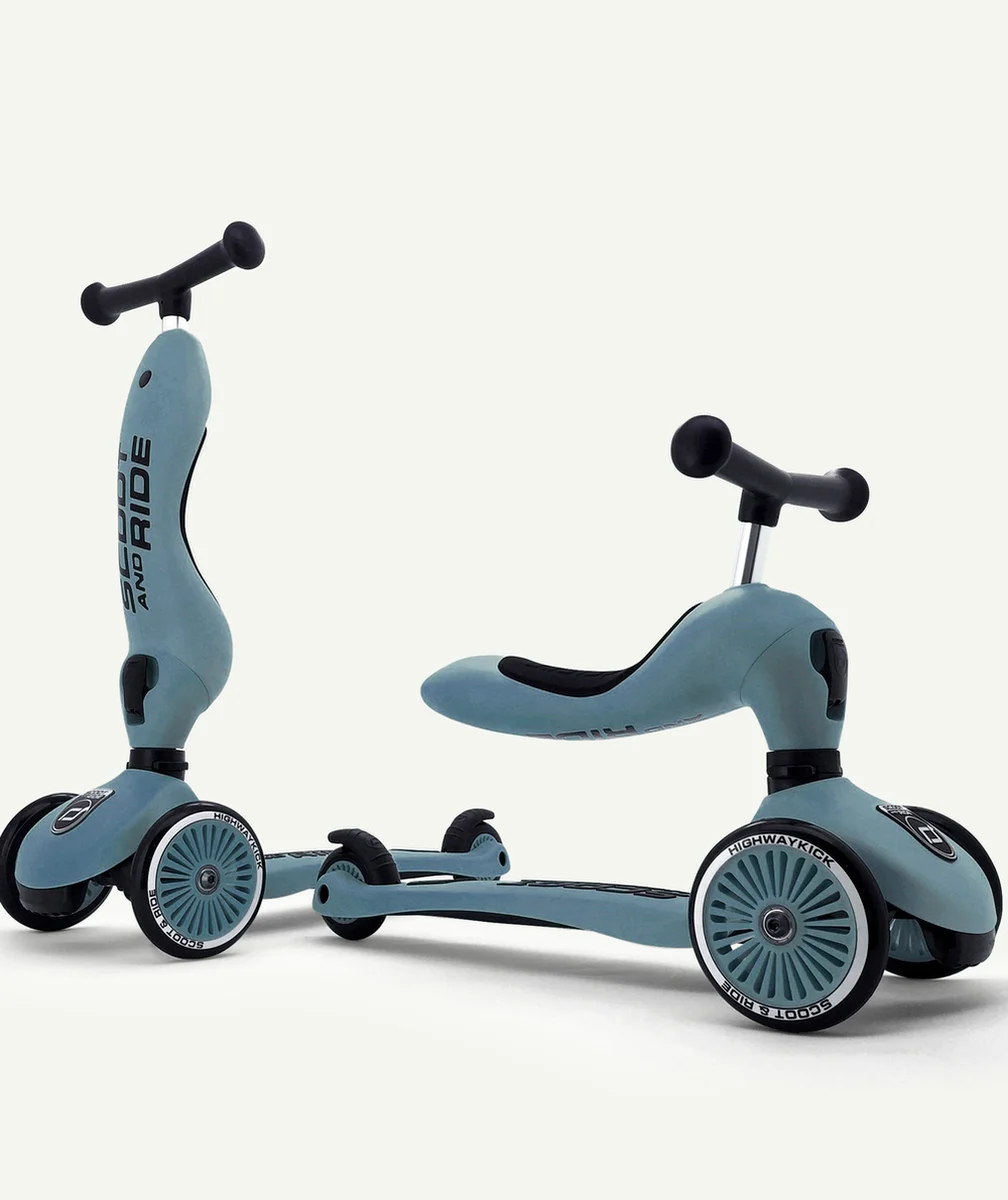 SCOOT AND RIDETROTINETTE HIGHWAYKICK 1 BLEU ACIER