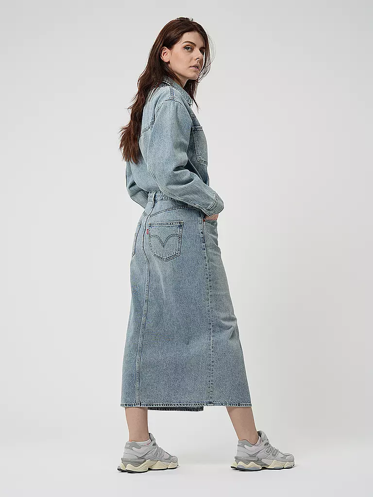 LEVI'S® Midikleid WSTERN FEELI  blau